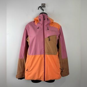 Picture Organic Women Seen Jacket Pink Orange Size Small